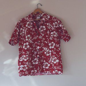 Red Hawaii Floral Shirt